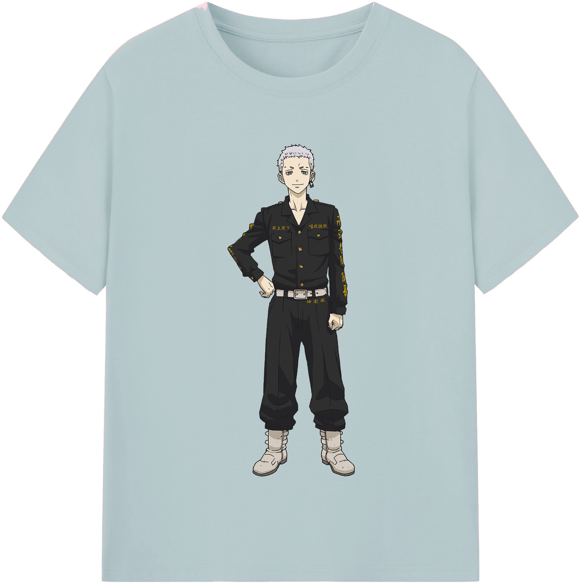 （画像用） 東京リベンジャーズ Tokyo Revengers 綿100％半袖Tシャツ（フロントプリント）
